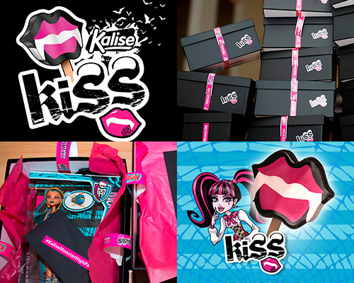 Presentación helado Kiss Monster High